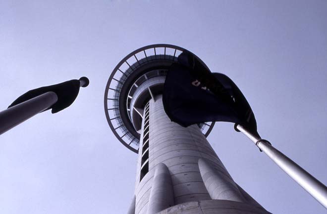 Sky Tower from below