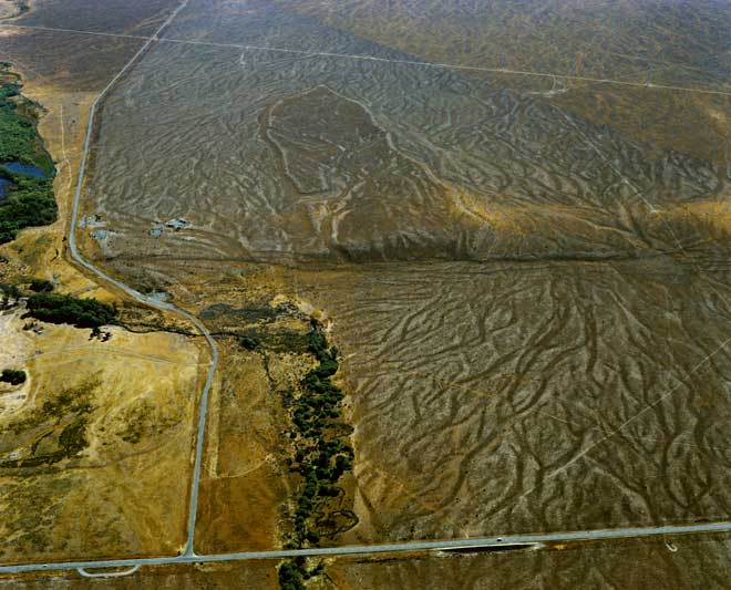 Ostler Fault: simple fault scarp 