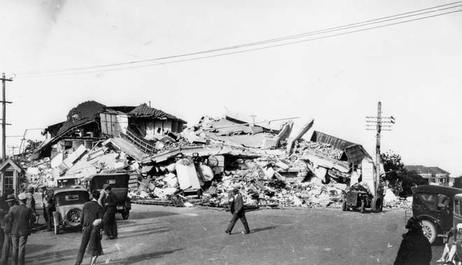 Wreckage of the Nurses’ Home, 1931 