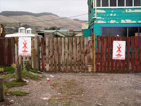 Wind farm protest, Makara Beach