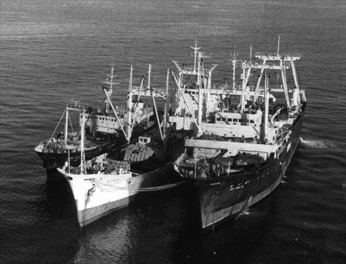 Russian fishing boats