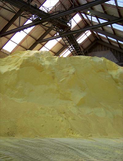 Sulfur for fertiliser