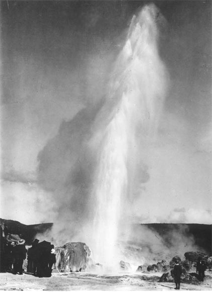 Wairoa geyser, 1906 