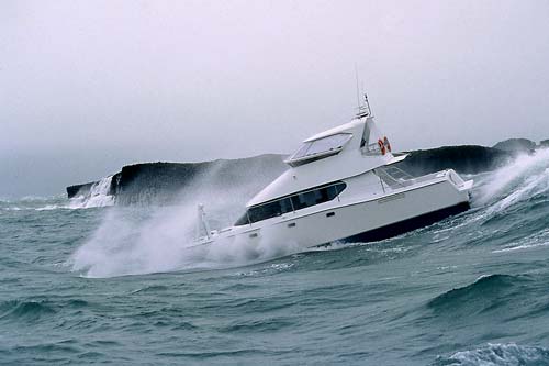 Rough seas