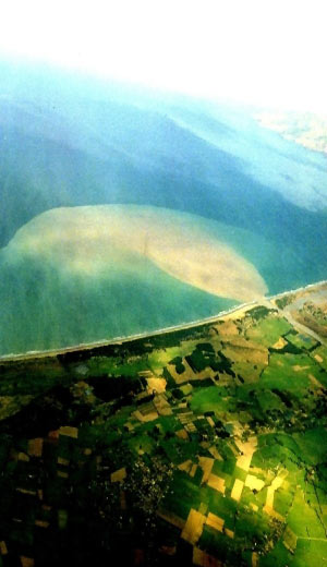 Sediment plume