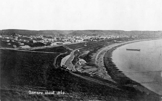 Ōamaru’s developing harbour 