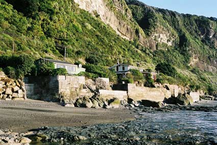 Sea walls, Twelve Mile Bluff 