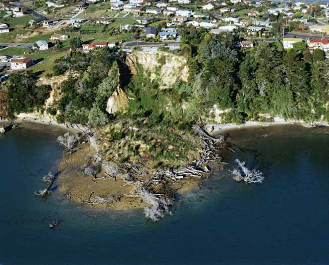 Collapsed cliff
