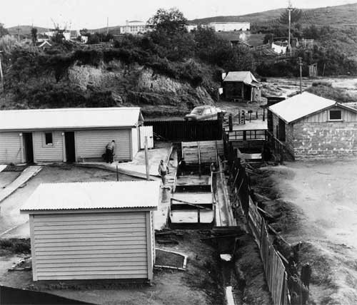 Racially segregated bathing