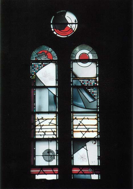 Stained-glass memorial