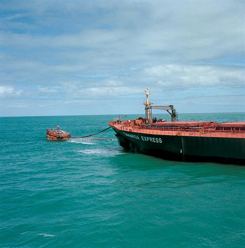 Offshore slurry pipe