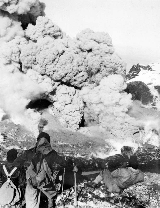 Lava dome in Ruapehu crater