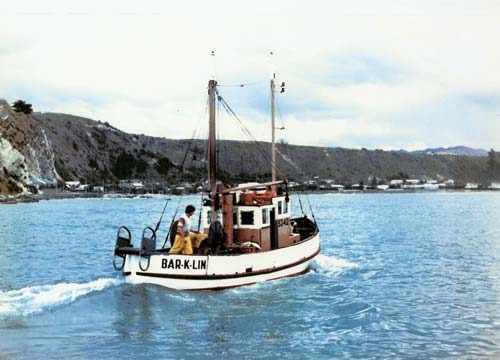 Fishing boat in harbour
