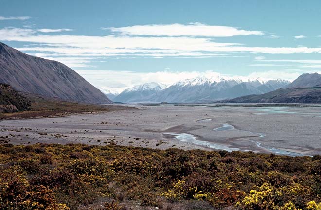 The Rakaia riverbed 