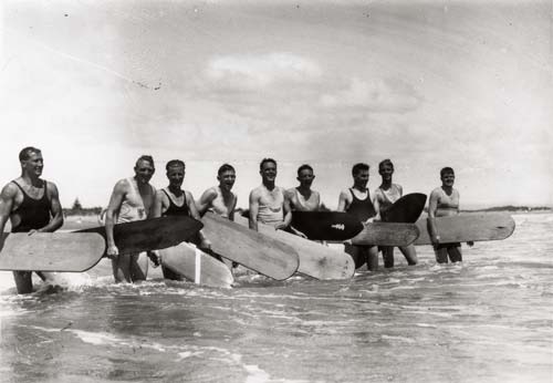 Solid wood surfboards