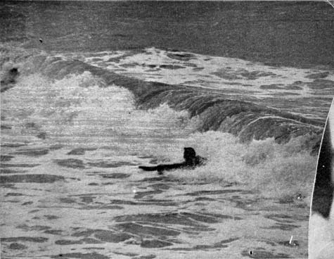 A surfing demonstration 