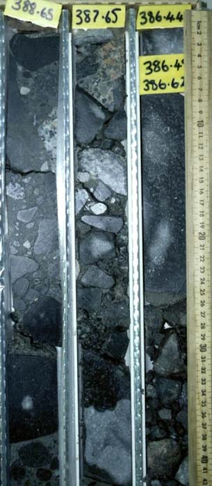 Sediment cores