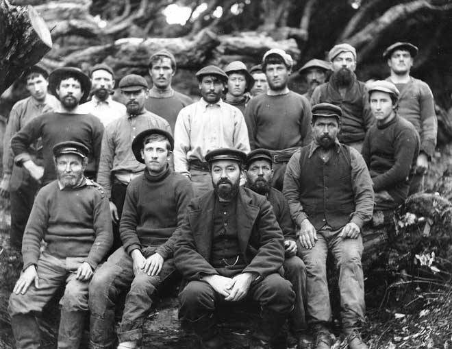 Rescued crew of the <em>Anjou</em>