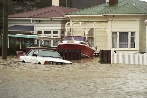 Flooding in Kilbirnie, Wellington