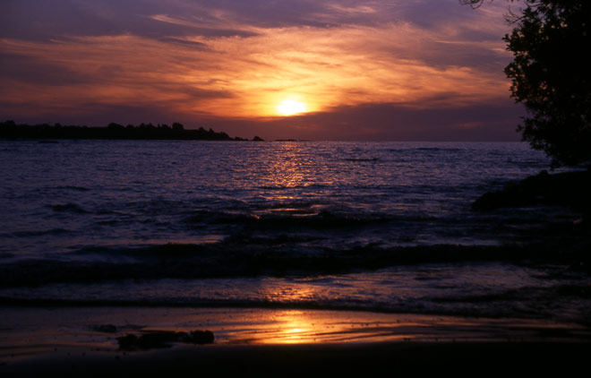 Sunset at Te Kaha