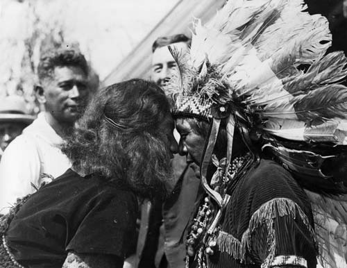 A traditional welcome