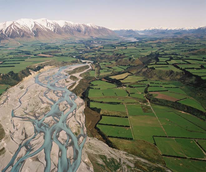 Rakaia River flood plain