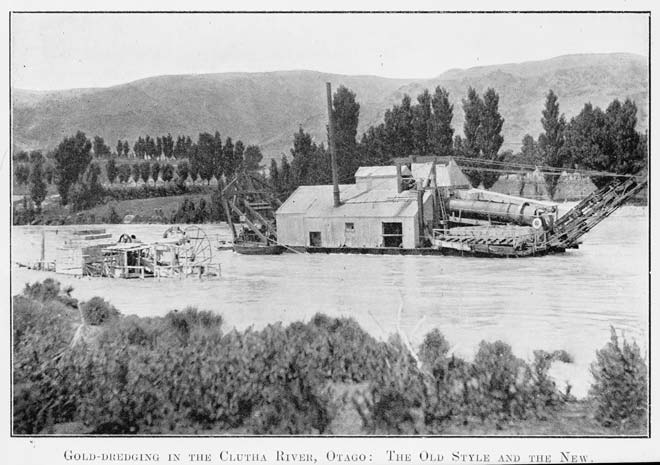Wheel and steam dredge 