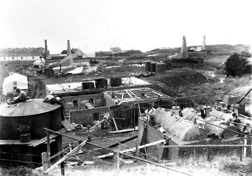First oil refinery 