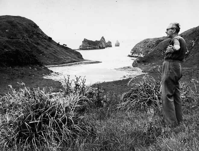 J. C. Beaglehole at Cook’s Cove