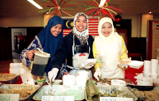 Serving traditional dishes