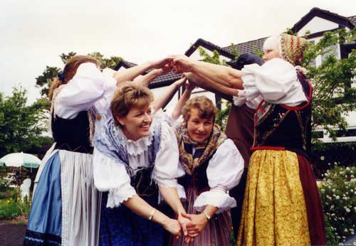 Traditional dancing at Pūhoi celebrations