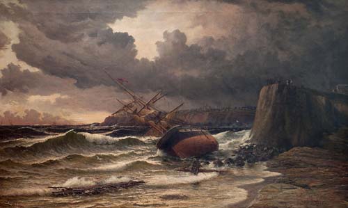 Wrecked off Timaru