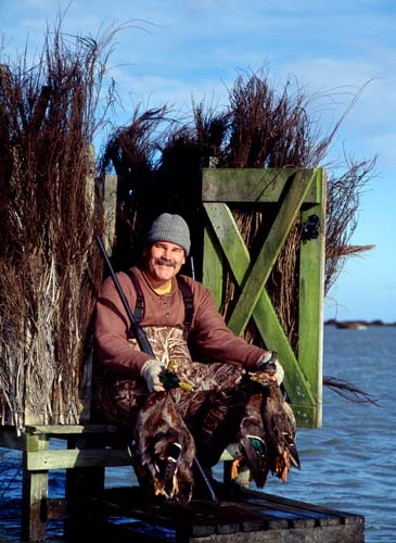 Duck shooting 