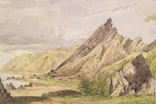 ‘Kupe’s Sail Rock, Palliser Bay’