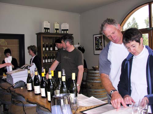 Wine tasting