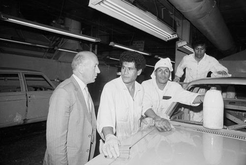Factory workers, 1973