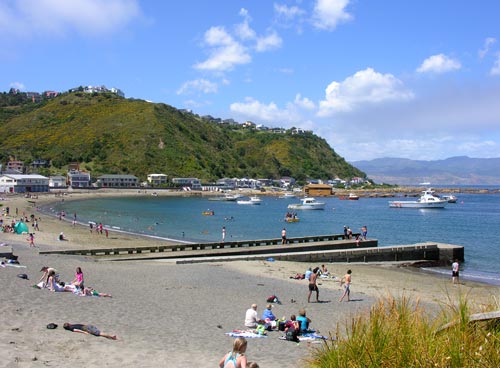 Island Bay beach