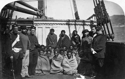 Prisoners from Waitōtara, 1866