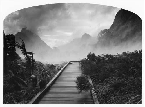 ‘Viewing platform at Bowen Falls, Milford 2003’ 