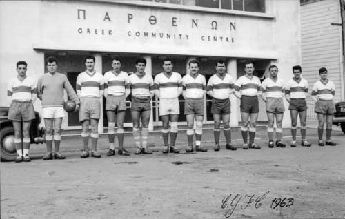 The Olympic Football Club, Wellington, 1963 