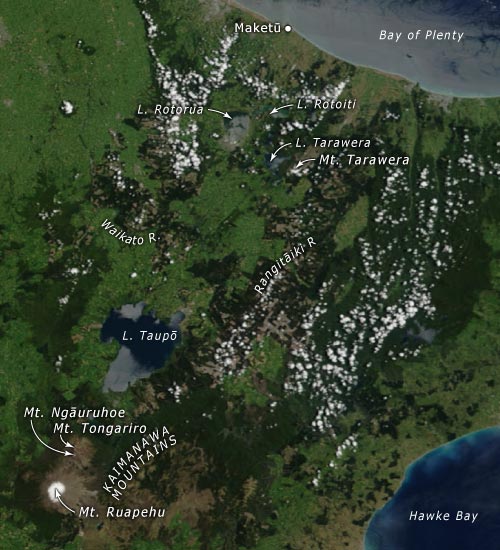 Volcanic Plateau and surroundings