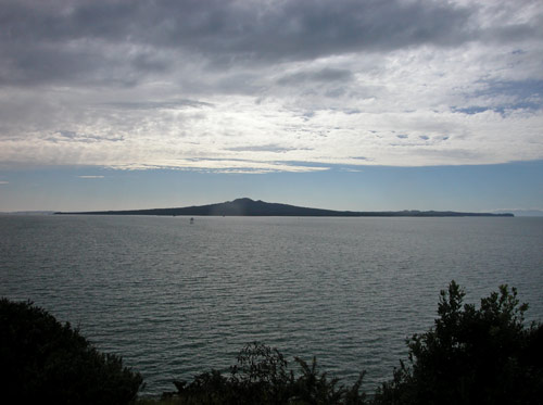 Rangitoto from Bastion Point, near Ōkahu Bay