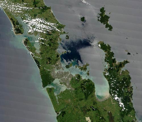 Auckland from space