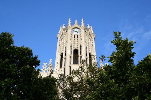 University clock tower 