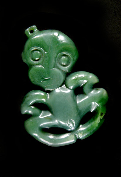 Hei tiki from Kaiapoi pā