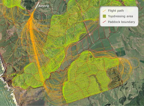 Map from GPS technology