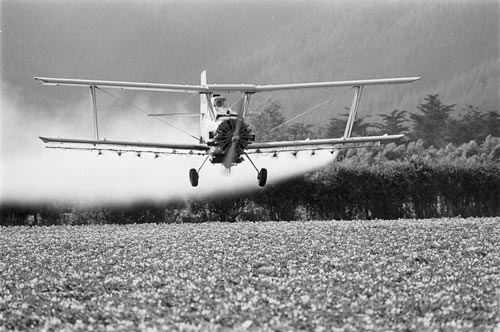 Aerial spraying