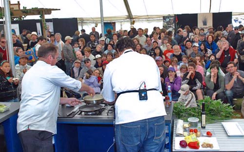 Cooking demonstration, Royal New Zealand Show
