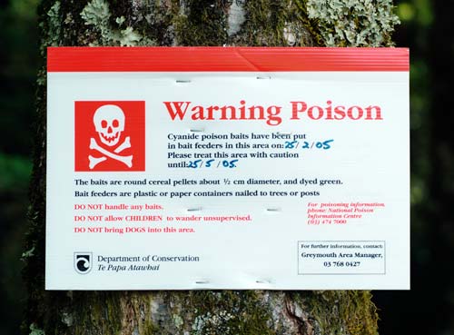 Poison sign