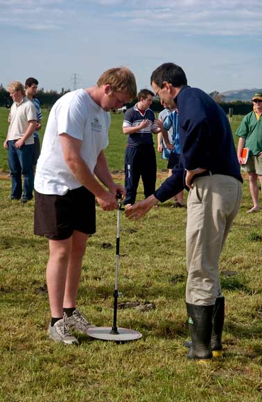 Pasture measurement, Lincoln University dairy farm